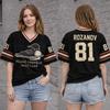 2026 Nuova Maglia da Hockey Rivalry Riscaldata da Uomo Donna Manica Corta T-shirt Rozanov HOLLANDER Maglietta a Manica Corta Top