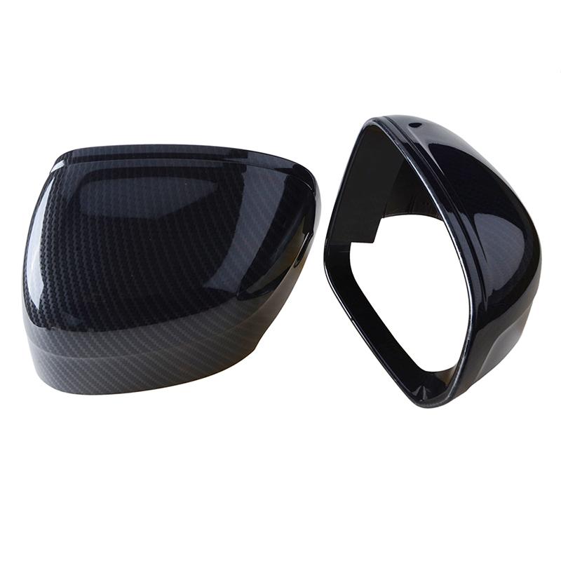 

Рифмированная автомобильная боковая крышка зеркала заднего вида, крышки зеркал заднего вида, замена углеродного волокна, подходит для Volvo XC60 XC 60 Mirror Cover CBP