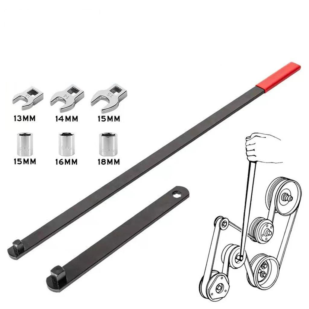 Adjustable Idler Pulley Wrench Set Steel Idler Pulley for Efficient Belt Maintenance & Enhances Vehicle Performances