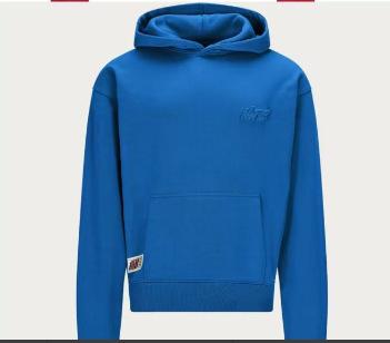 2348 zipper sweater NOFS letter embroidery trend oversize hoodie cardigan