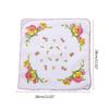 Pocket Handkerchiefs Toddler Face Towels 100% Cotton for Kids Girls Daily Use