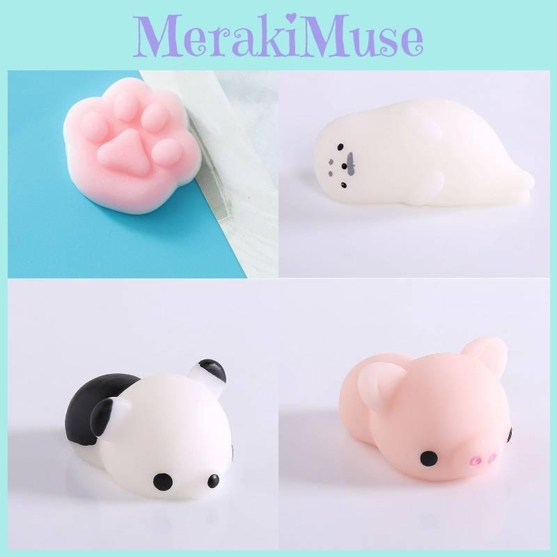 Mochi Funny Soft Animal Squeeze Stretch Compress Squishy Decompression Dolls Toy