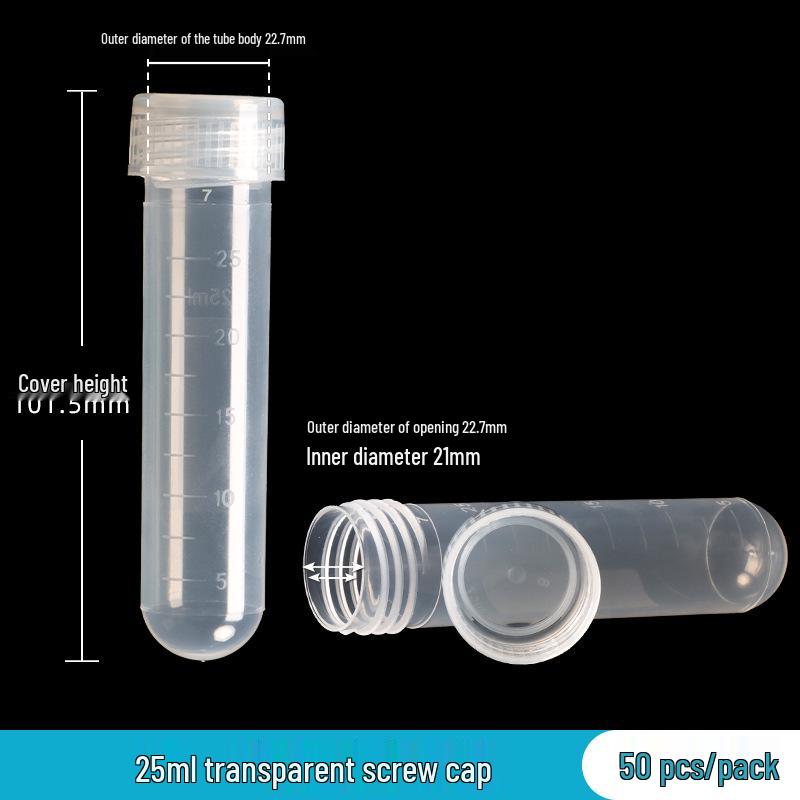 Laboratory Plastic Tubes: PCR, Centrifuge & Seed Bottles in 0.2/1.5/5/10/15/30/50ml