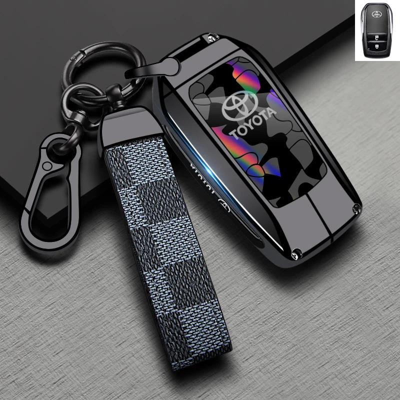 Car Remote Key Case Cover Shell For Toyota Corolla Prius Camry CHR C-HR RAV4 Altis Land Cruiser Prado Protector Keyless