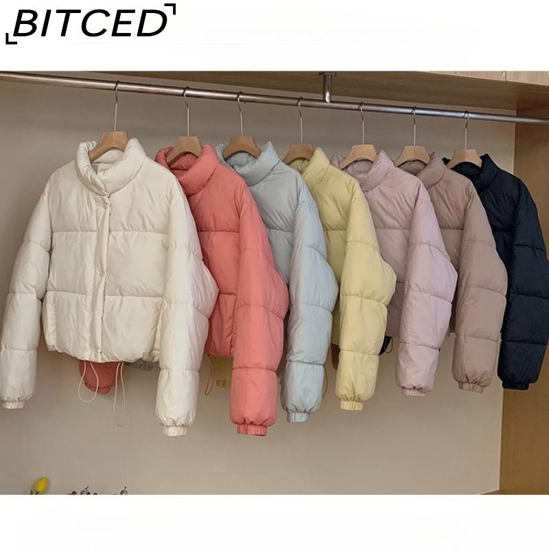BITCED Autumn Women's Urban Casual Puffer Coat Cotton Jacket Fashionable Elegant Outerwear