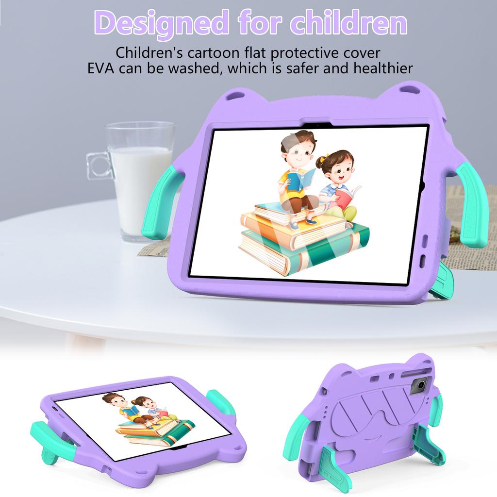 Kids Case for Lenovo Xiaoxin Pad 11 2024 10.6 Tab M11 TB330 K10 Pro 223FC M10 Plus 3rd Gen 125 P11 Plus J606F 607F Handle Cover