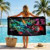 Horror Clown Circus Fashion Beach Towel: Ideal for Summer Adventures Soft, absorbent and quick drying suitable for swimming and bathing