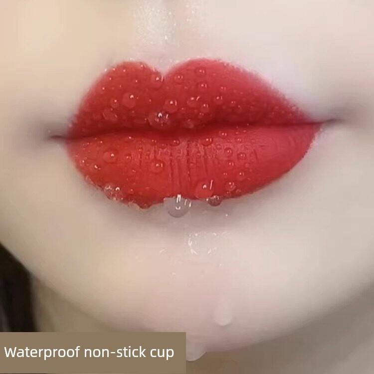 Suitable for Sisters Aged 40, 50, 60, Lipstick That Doesn'T Stick To Cups, Doesn'T Fade, Cinnamon Milk Tea Color, Moisturizing and Waterproof