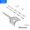 WECONFIG USB Port Security Locks & Dust Plugs