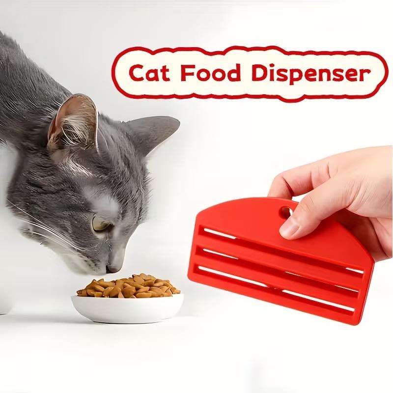 1/2/3 Piezas Exprimidor de Comida para Gatos Herramienta para Exprimir Comida Dispensador de Comida para Mascotas 3 Grosor Portátil Extrae Eficazmente Comida de Bolsas