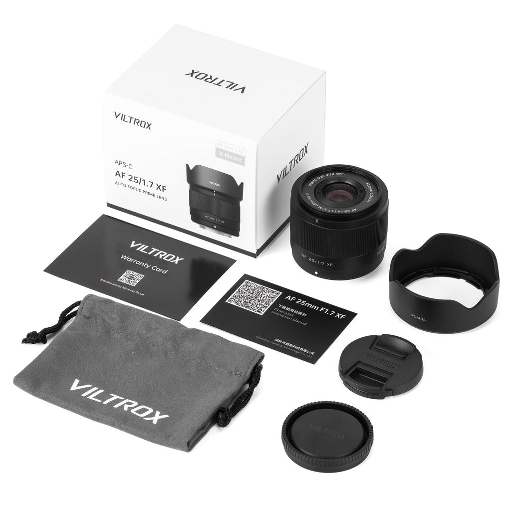 Viltrox AF 25mm XF Is a Compact and Lightweight Interchangeable Lens for Fujifilm Mirrorless Including Models Such As the FUJIfilm and Designed
