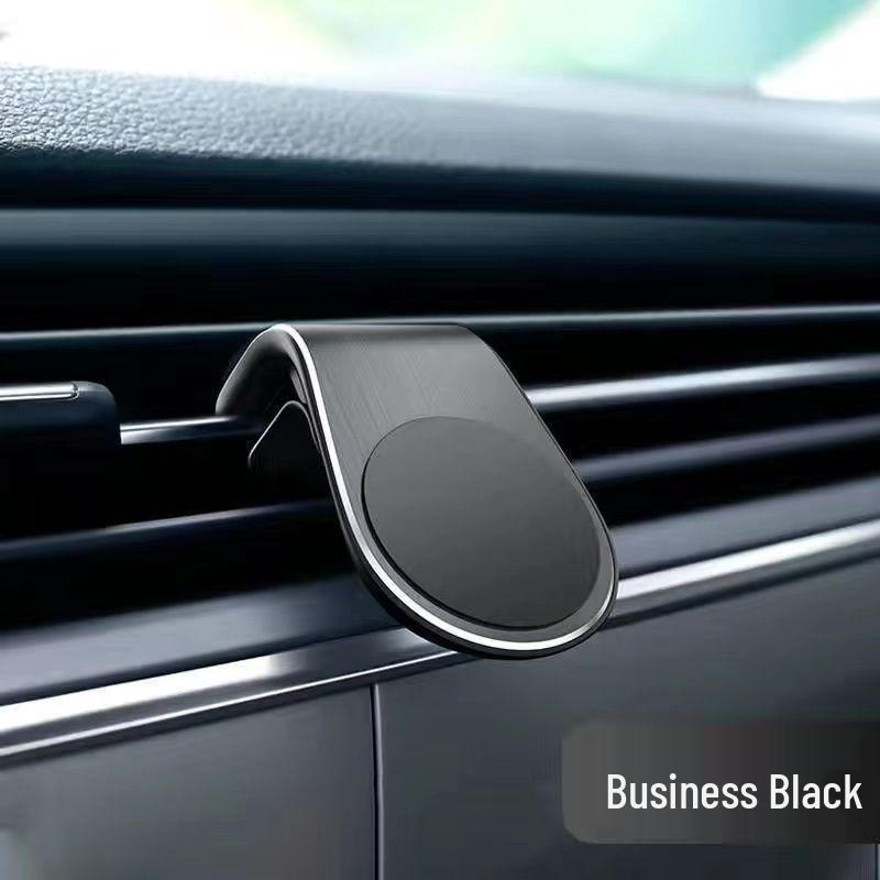 

Универсальный магнитный держатель для телефона в автомобиль для вентиляционного отверстия, навигация чёрный