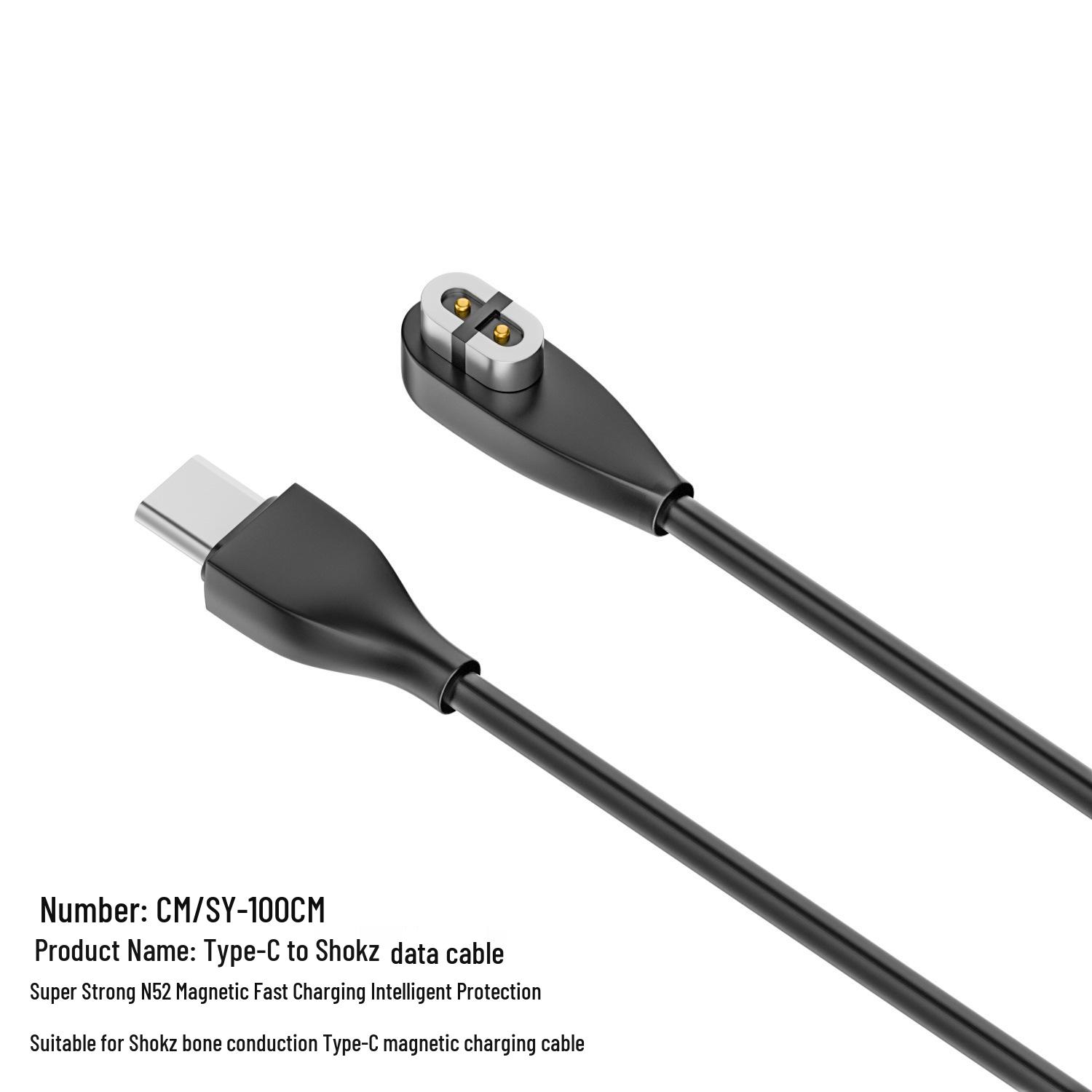 

Magnetic Type-C Charging Cable for Shokz AS800/S803/S810 Bone Conduction Bluetooth Headphones