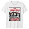 Anti Valentine Club Skeletons Holidays Unisexs TShirt Unisexs Tee Graphic Top