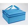 Sac de transport isotherme - wenko - 38 x 17 x 38 cm - couleur bleue - sac fiable pour aliments sensibles