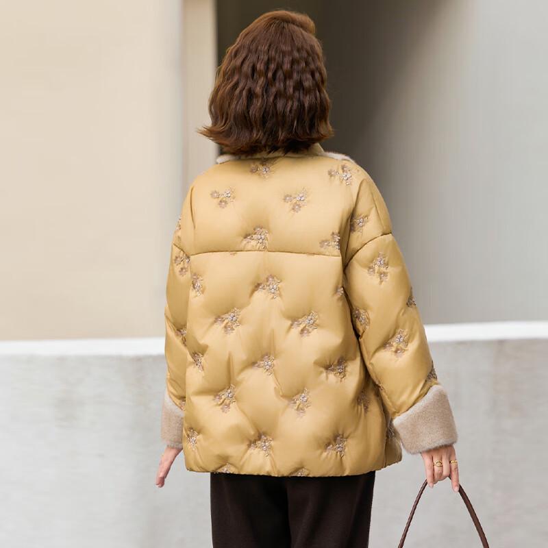 AIXUANMI Women's New Chinese Style Thickened Winter Down Jacket