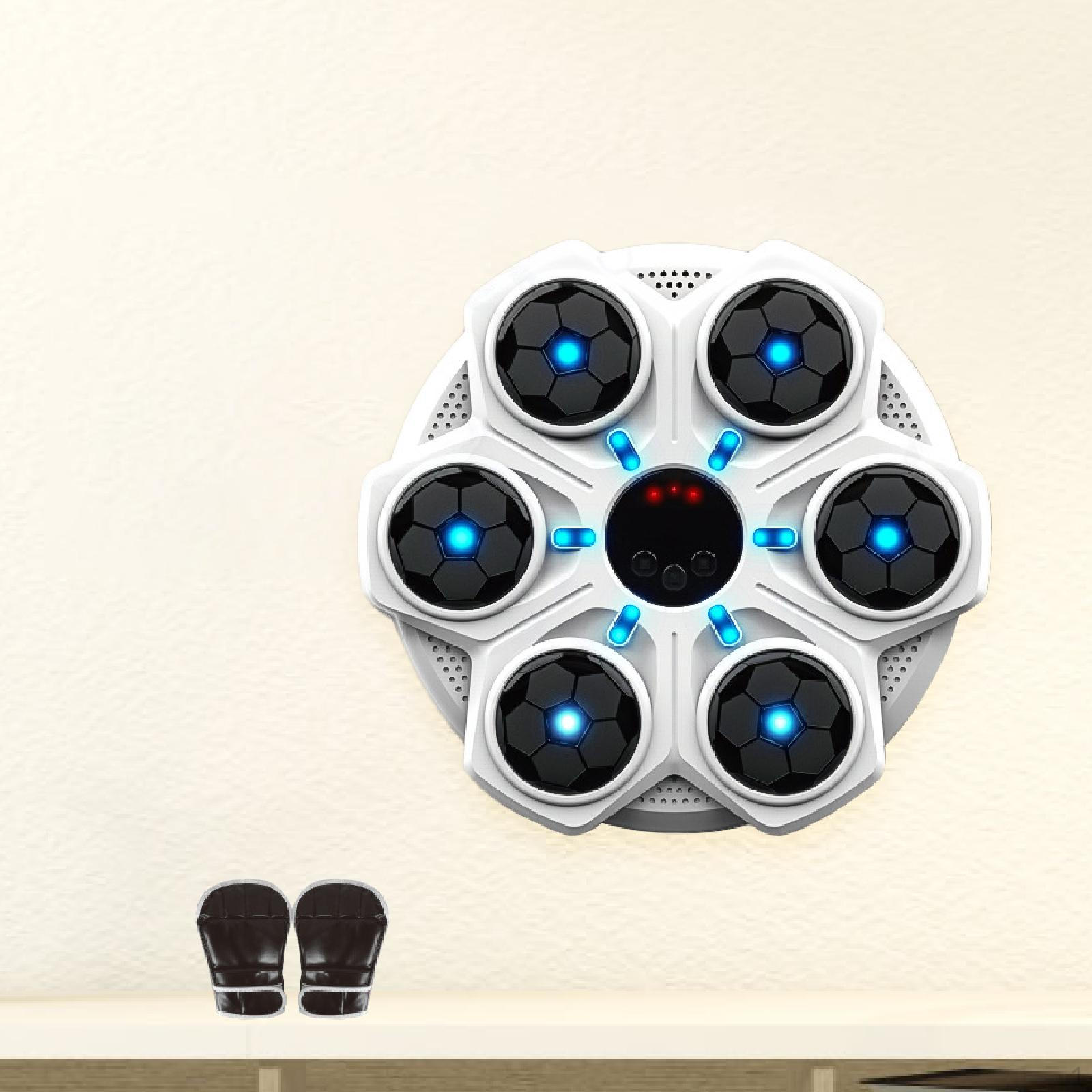 

Боксерская машина музыкальная электронная с легкой тренировочной накладкой для белый