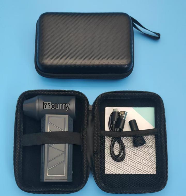 Violent Mini Handheld High-Speed Brushless Turbine Fan for Camping and Dust Blowing