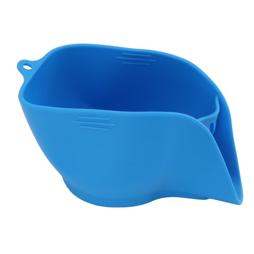 Lebensmittel Abtropfschüssel Silikon Multifunktionaler Abtropfkorb zum Waschen von Obst Gemüse Mischen Salat Filtern Pasta