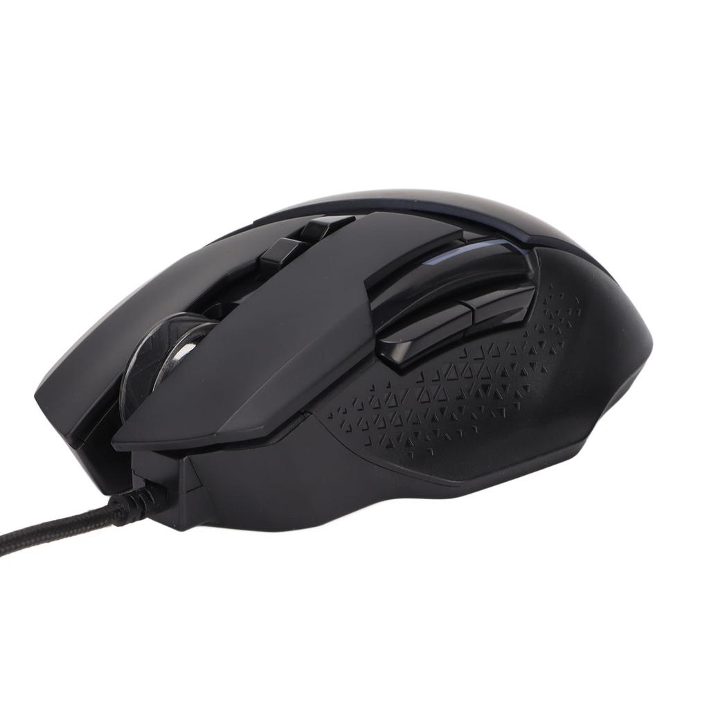 Wired Mouse 7200DPI 6 DPI Adjustment RGB Lighting Mode Wide Compatibility Gaming Office Mouse