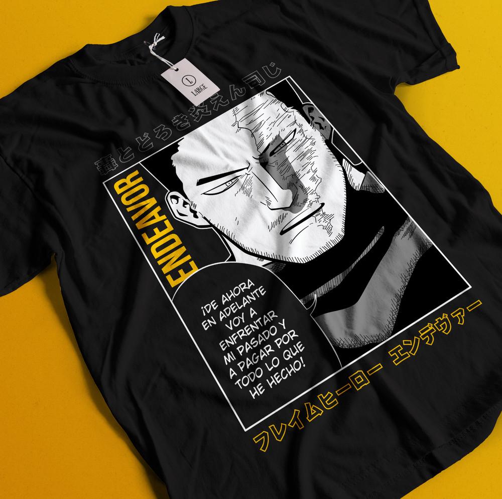 

Deku T-Shirt My Hero Academia Bakugo Katsuki Tee Anime Midoriya Dabi Shoto Shirt S