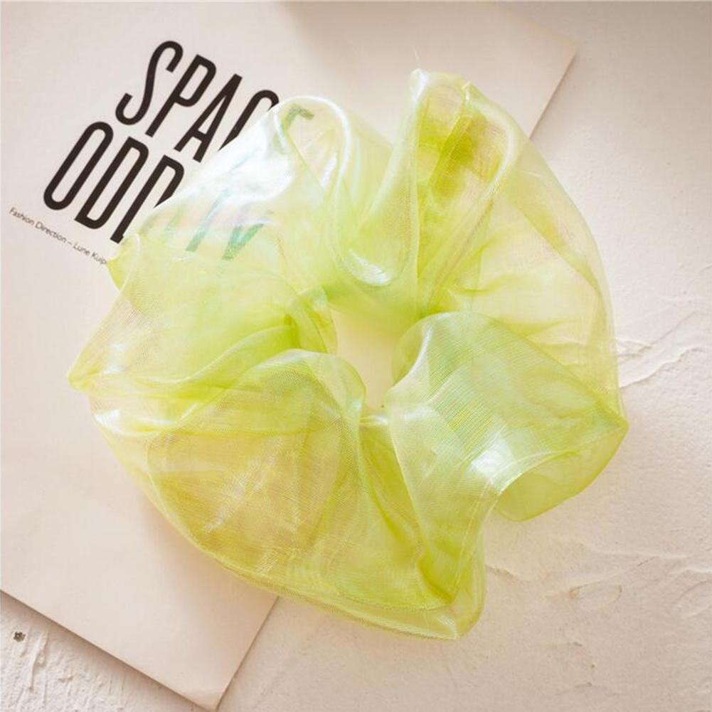 Mermaid Scrunchies Hair Ring Reflective Color Laser Hair Ties Rope Summer Women Ponytail Hair Accessories Girls Hairbands Gifts