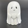 Ghost Ornament Spooky Middle Finger Ghost Decoration Halloween Statue Horror Festive Atmosphere Figure