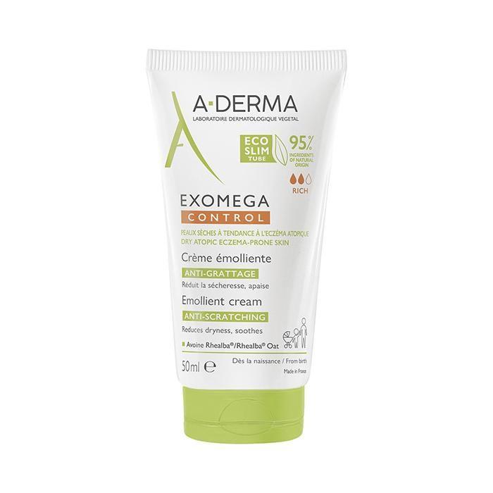 A-Derma Exomega Control Emollient Creme gegen Juckreiz 50ml