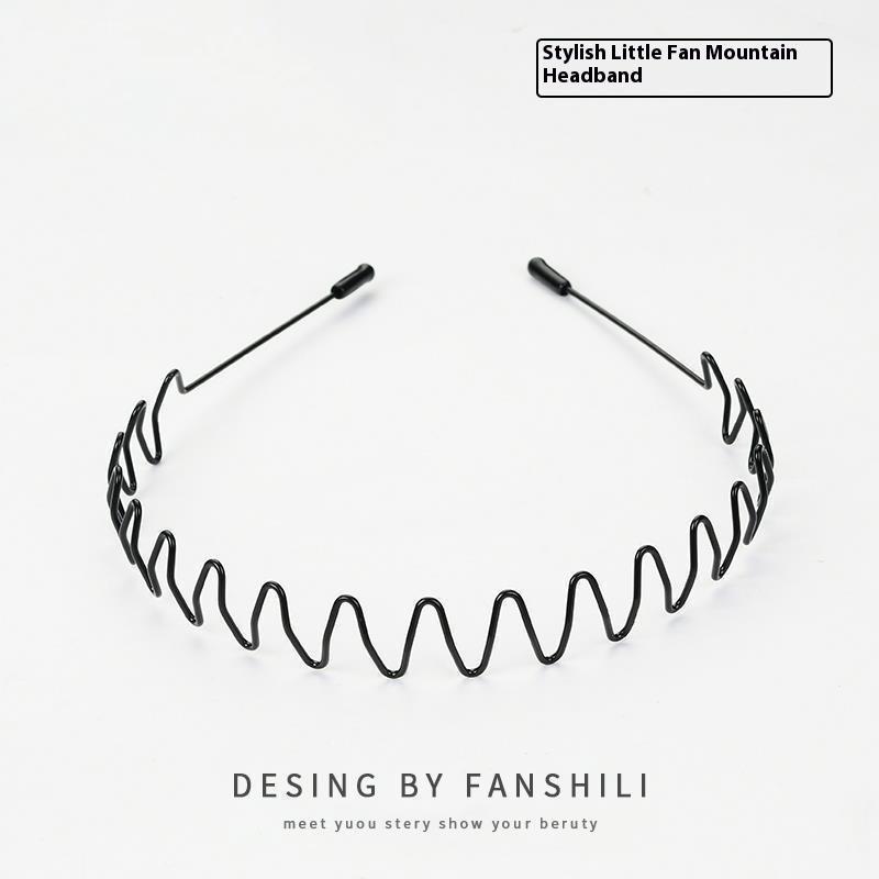 

Невидима гумка для волосся для хлопчиків та дівчаток, Хвиляста гумка для волосся, Однотонна пов язка на голову, Спортивна пов язка для вмивання обличчя, Популярна шпилька