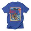 Classic Simple Cartoon Anime American Illustration Casual T-shirt Luxury Brand for Men and Women