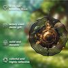 Nebula Motion Wind Spinner - 2D Rotating Space-Themed Metal Wind Chime (No Battery Needed)