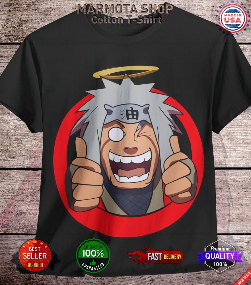 

Jiraiya Shirt Naruto Shippuden Itachi Madara Anime Unisex Tee T-Shirt All Size XL