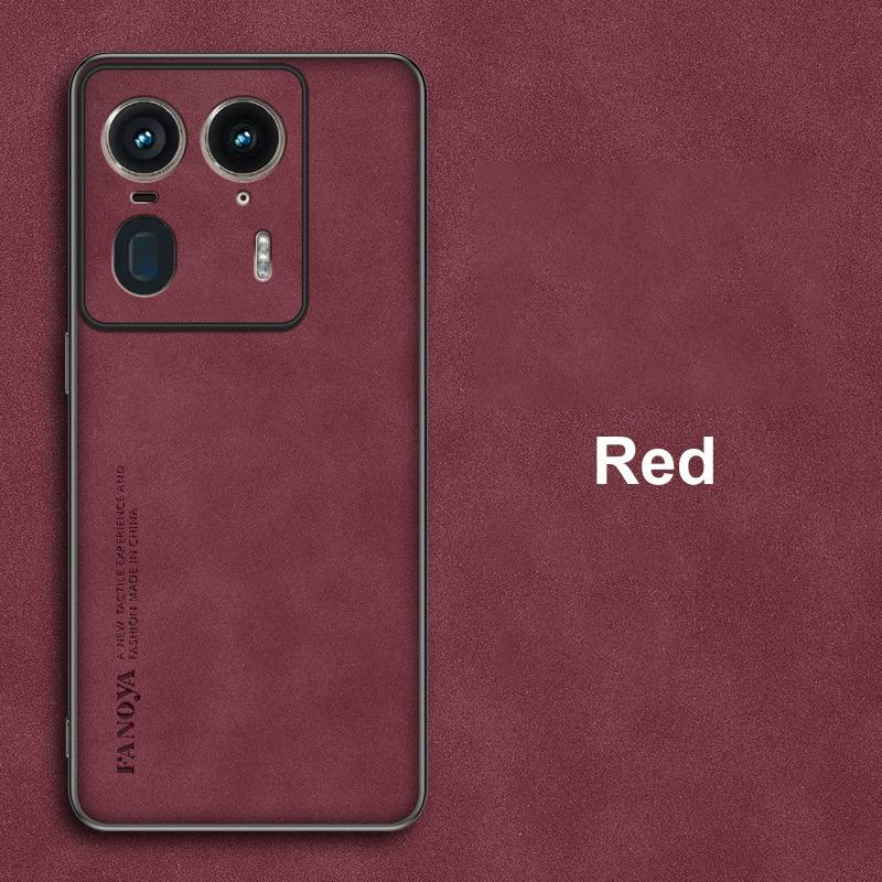 For Motorola Edge 50 Ultra Case Luxury PU Leather Phone Case For Motorola Moto X50 Ultra 5G Back Cover Matte Silicone Protection