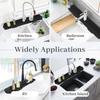Kitchen Sink Splash Guard Silicone Draining Mat for Sink Sink Protectors for Kitchen Sink Mat Splash Guard Kitchen