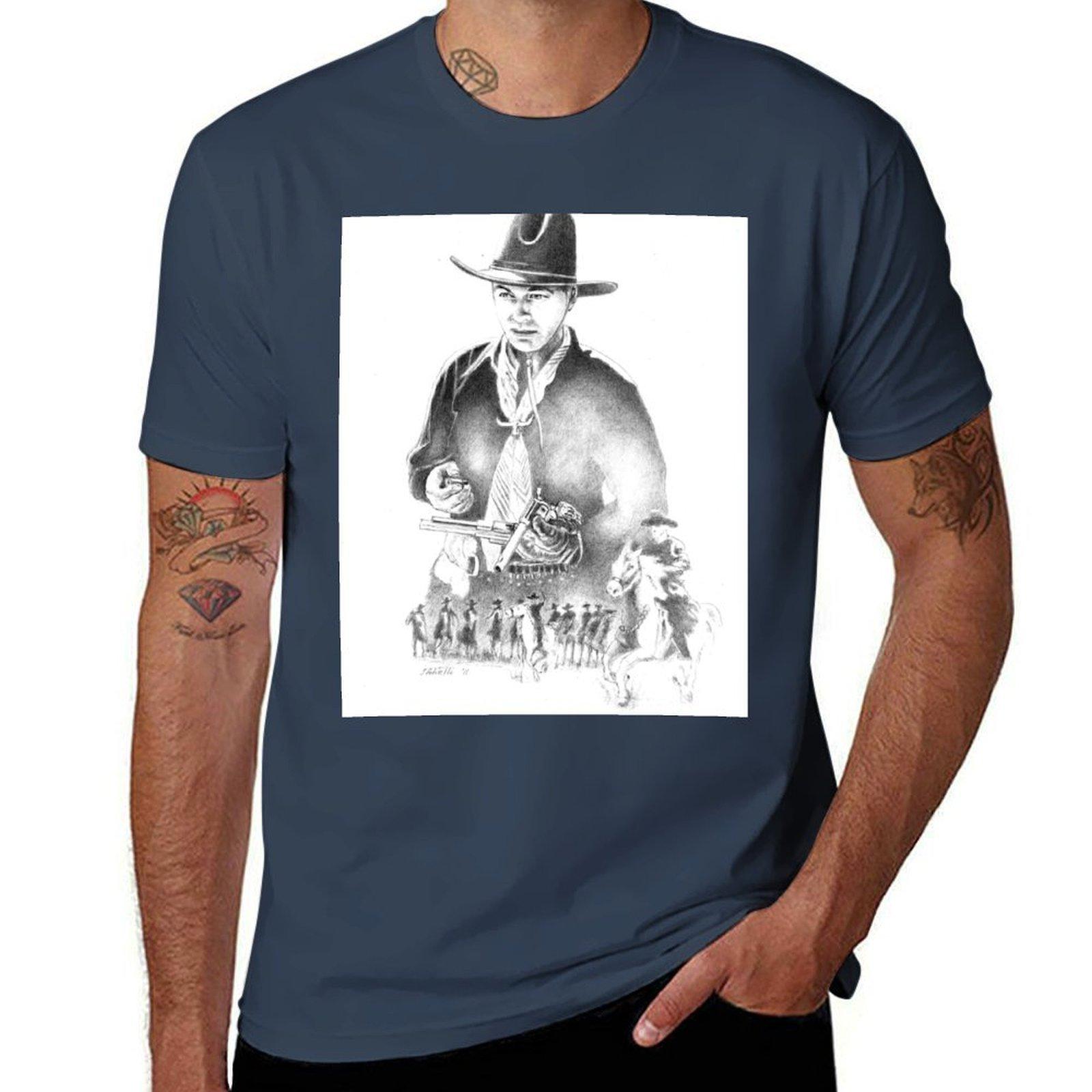 Hopalong Cassidy TShirt Fitness Training Breathable Tee S