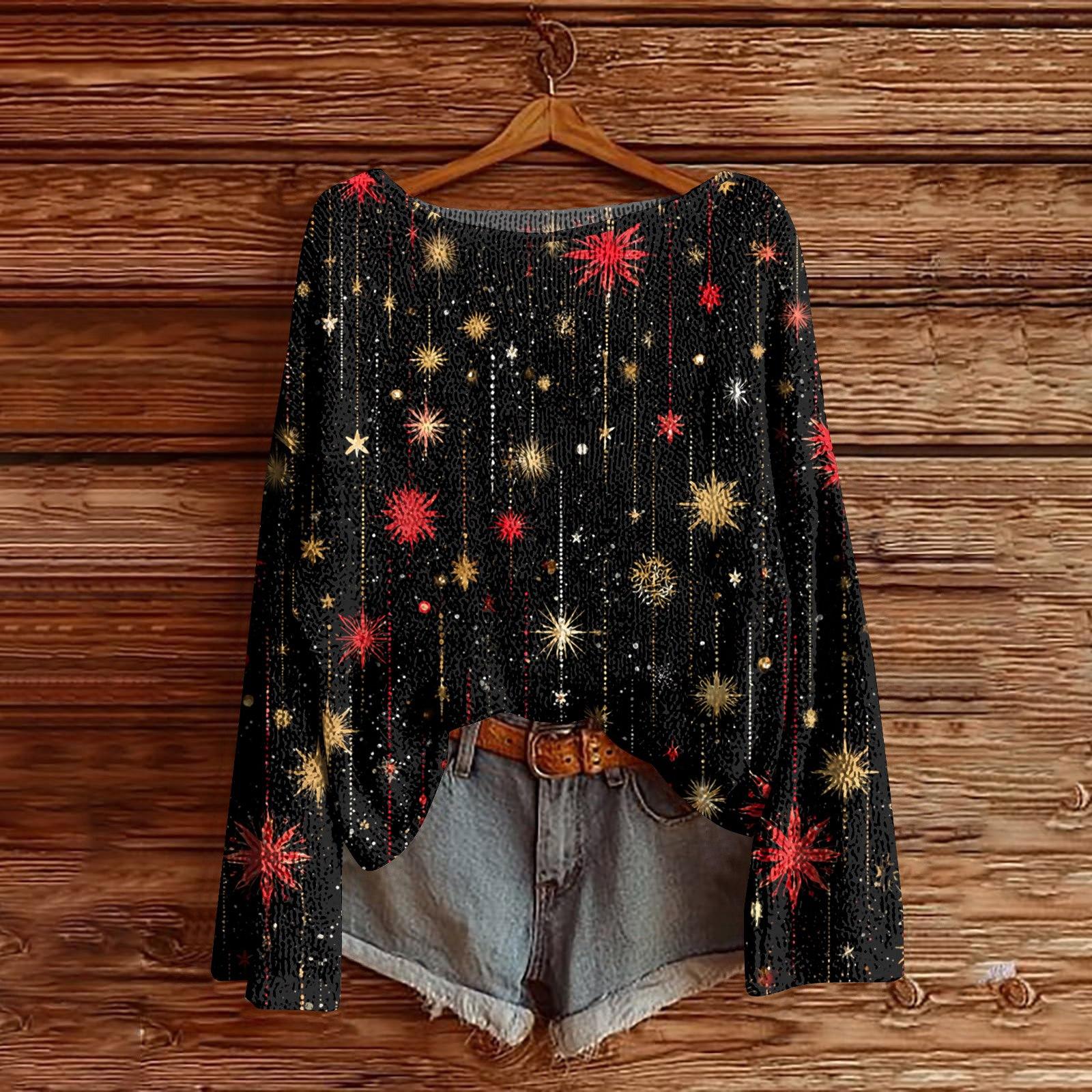 

Женский легкий свитер с круглым вырезом, повседневный вязаный пуловер с длинным рукавом XXL чёрный