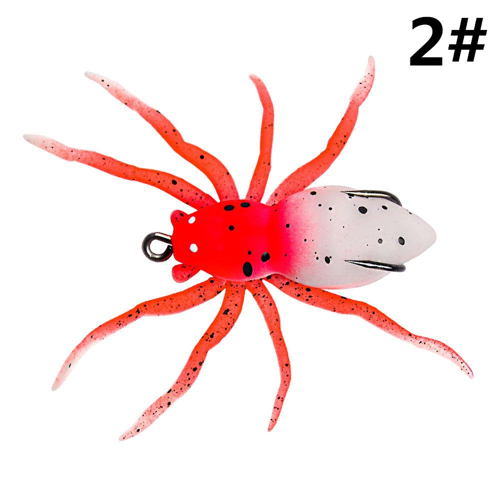 

Новая уличная рыболовная приманка Luya, имитирующая плавающую мягкую приманку, паук Danshui, приманка для морской рыбалки, дорожная приманка 2#