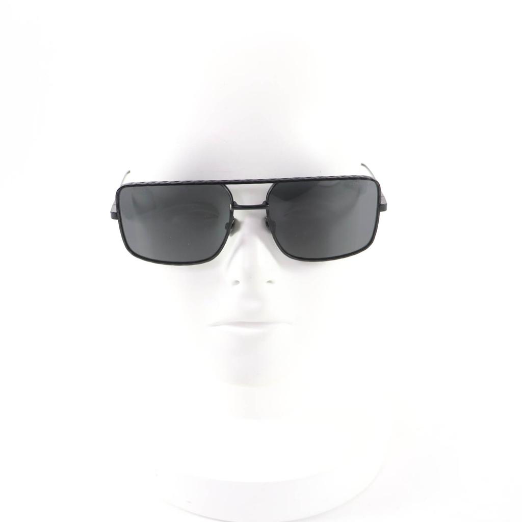 Pristine CHANEL Pilot Sunglasses Logo Matelassé Double Bridge black Women 4294 Used