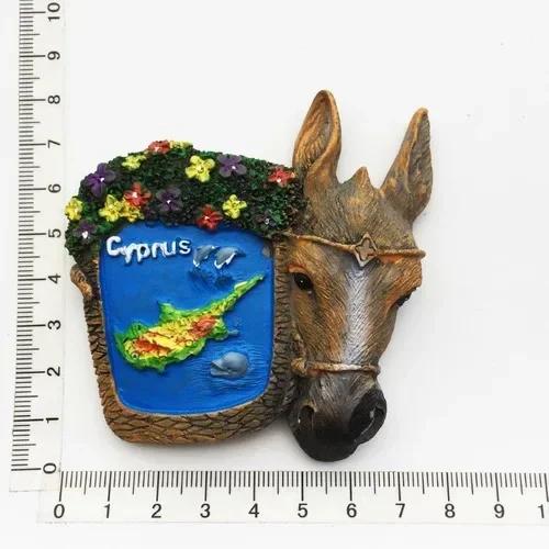 Μαγνήτες ψυγείου Κύπρου, Τουριστικά σουβενίρ, Μεσογειακό μαγνητικό αυτοκόλλητο ψυγείου, Διακόσμηση σπιτιού, Imanes Para El Refrigerador