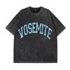 Hirsionsan Y2k Qualität Übergroßes Gewaschenes T-Shirt Damen Herren Vintage Print T-Shirts Streetwear Wash T-Shirt Mädchen Luxusmarke Tops