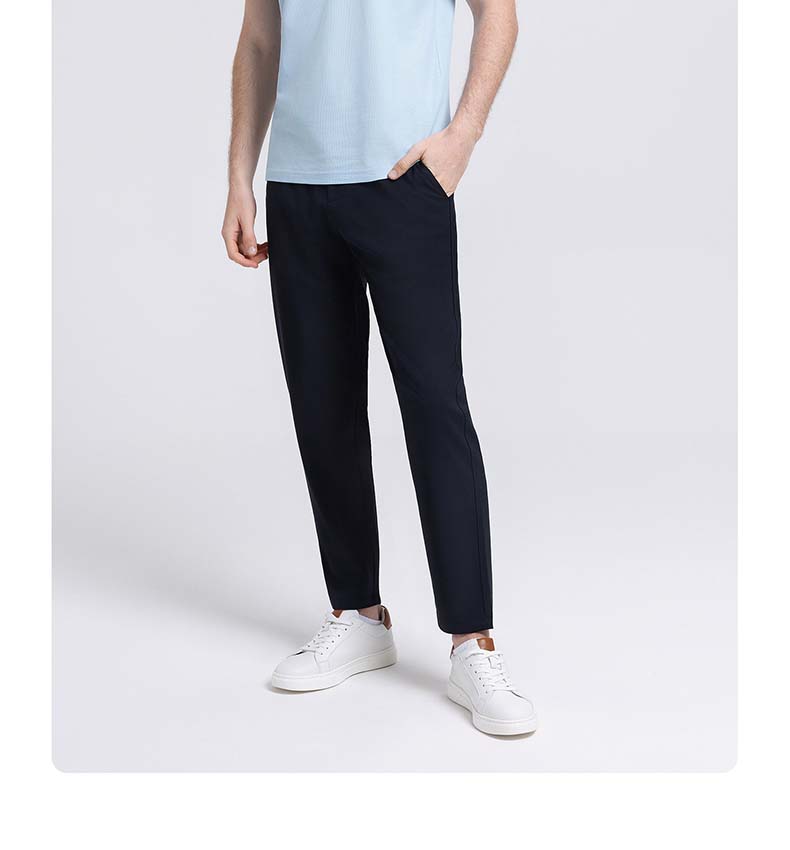 [Pure Cotton Skin Friendly] Men's Short Sleeved T-shirt Langdeng Summer New Item Lapel Casual Business Versatile Polo Shirt