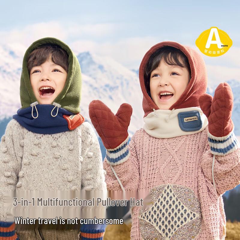 

Lemon Baby Kids Winter Warm Hat & Gloves Set