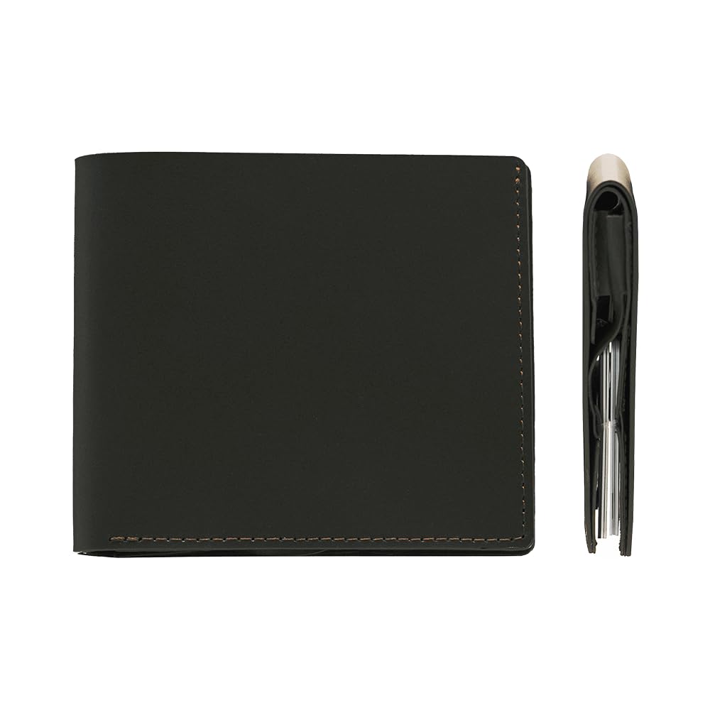 

wallet smart wallet FINALE UT created by the inventor of 7mm flick input [EDISON LAB] Bi-fold (black) ultra-thin
