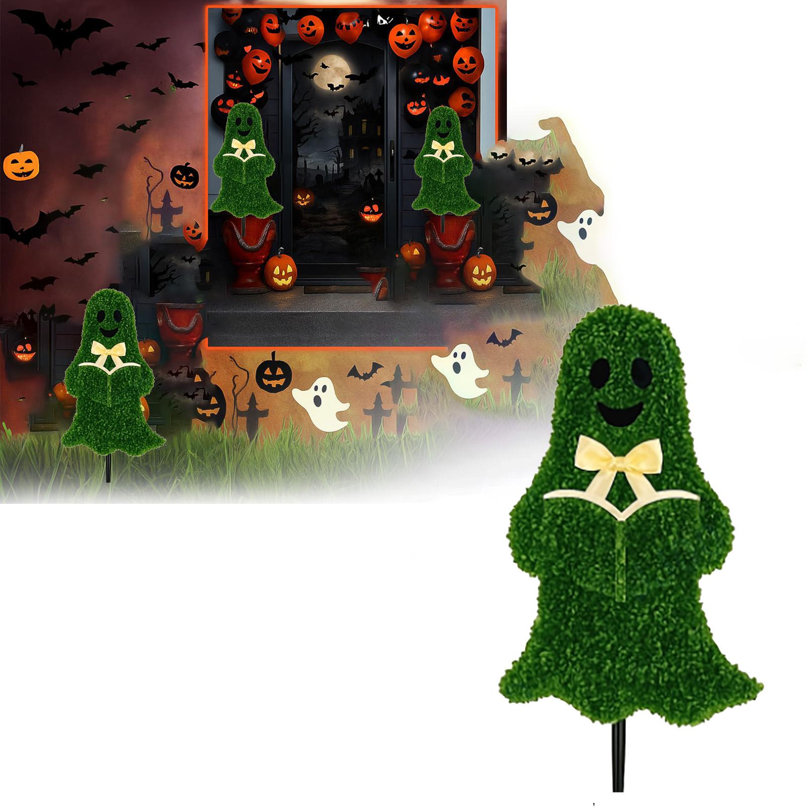 

Halloween Ghosts Garden Decorations, Halloween Ghosts Yard Signs With Stake, Outdoor Decorations Signs For Lawns Decor Yard Garden Decor One Size