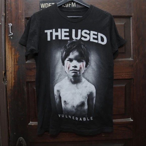 Rock Band Tshirt Gothic Streetwear Vintage Punk Tops The Used Band Tshirt Graphic Print Tees Casual Loose Short Sleeve Unisex