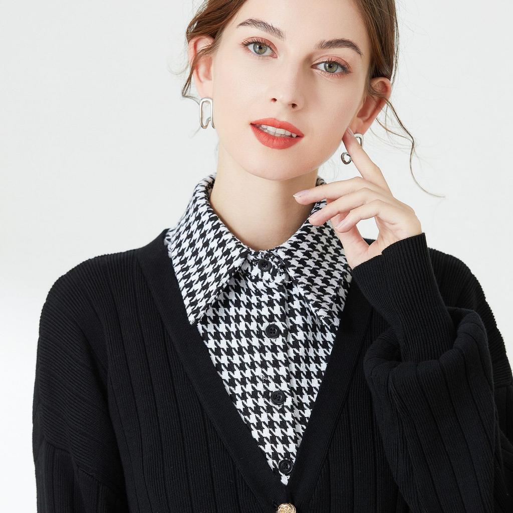 Women Lapel Shirt Detachable Collars Removable Blouse Tops Fuax Clos Decorative Necklace  False Collar Clothing Accessory