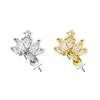 Gaibei 3D Fan-Shaped Lotus Ear Cartilage Stud Piercing Jewelry