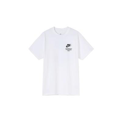 Printed Letter Logo Cotton Crew Neck T-Shirt Men Tops White DM6428-100