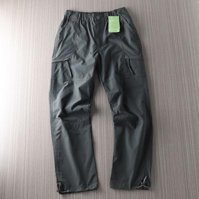 Men's Outdoor Waterproof Thin Assault Pants, Windproof Multi Pocket Work Pants, Sports Hiking Quick Drying Pants