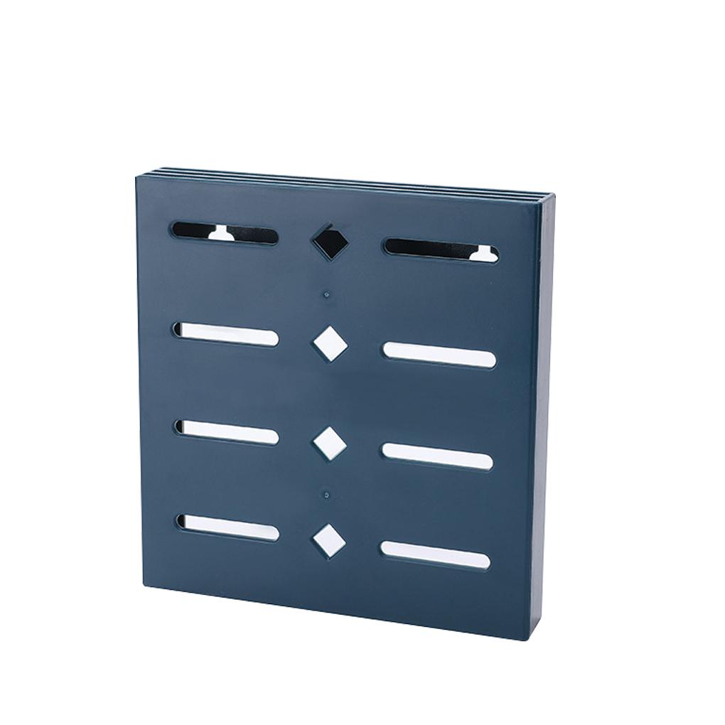 

Настенный держатель для столовых приборов, пластиковый ящик для хранения кухонных принадлежностей и столовых приборов темно-серого